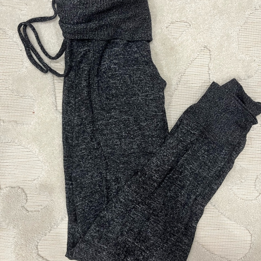Aerie Dark Gray Knit Joggers